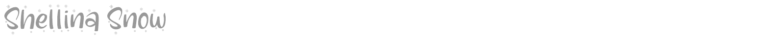 Shellina font preview